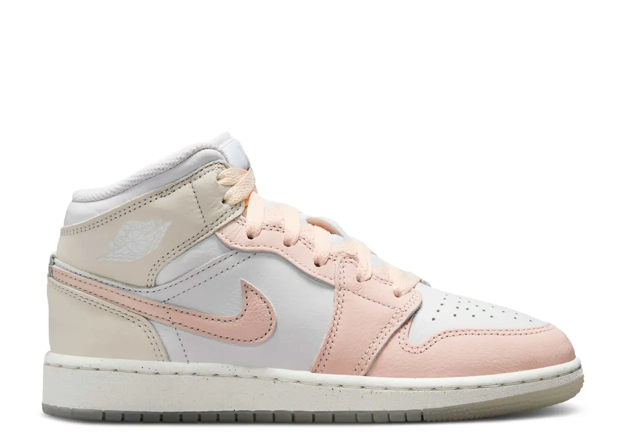 Jordan 1 Mid GS 'Sail Guava Ice'
